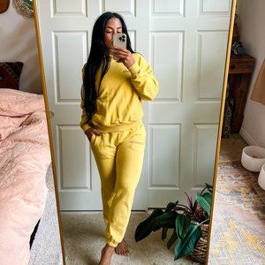 Pangaia Mustard 3 piece Tracksuit XS/S